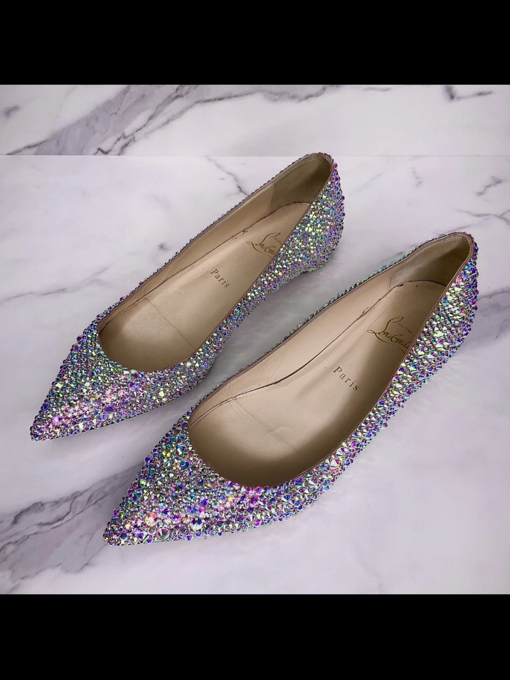 ISO post only! Louboutin flats size 40/41